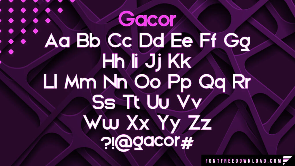 Alternative Fonts Similar to Gacor Font