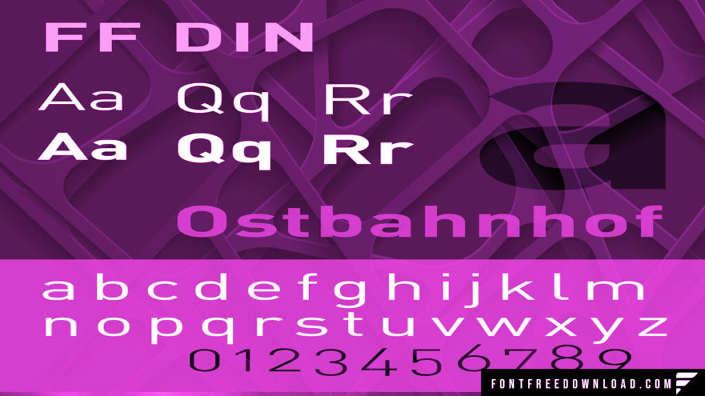 Alternatives of FF Din Font