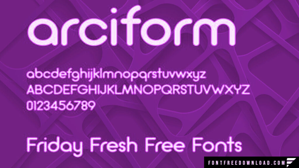 Arciform Font Free Download