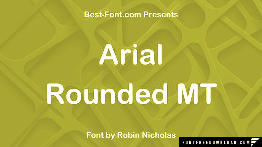 Arial Rounded Mt Bold Font Free Download TTF