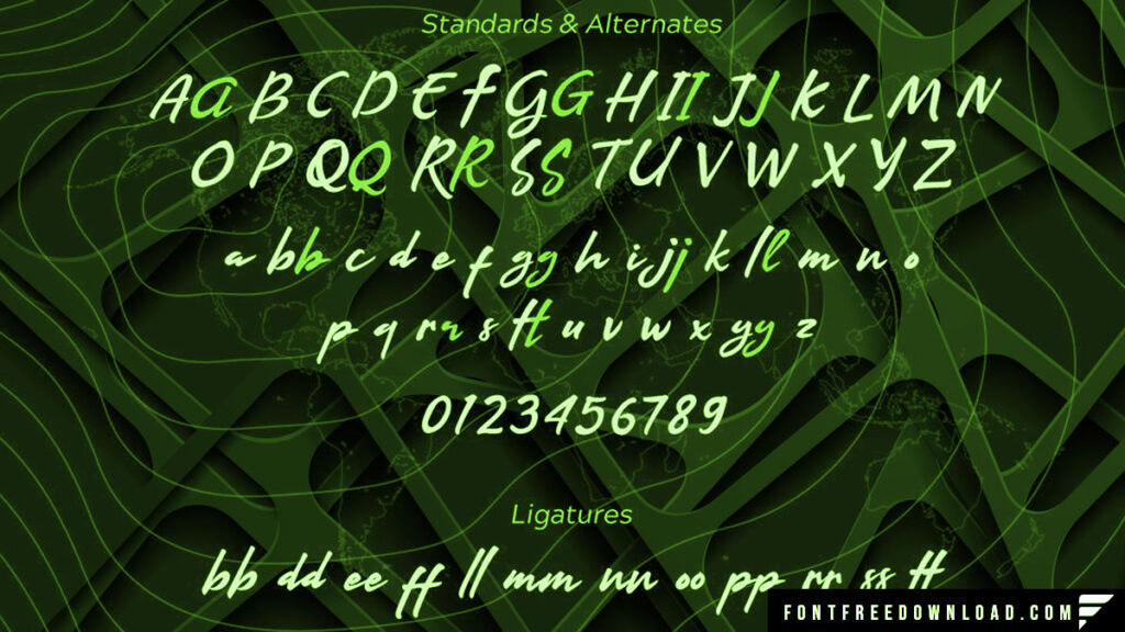 Arkipelago Font: Highlighted Features