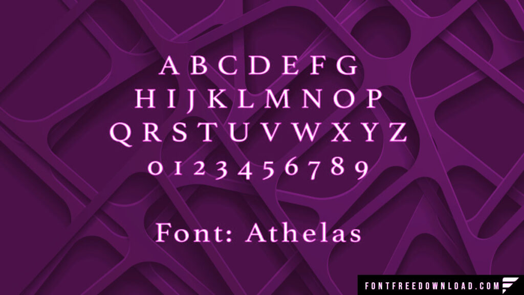 Athelas Font View