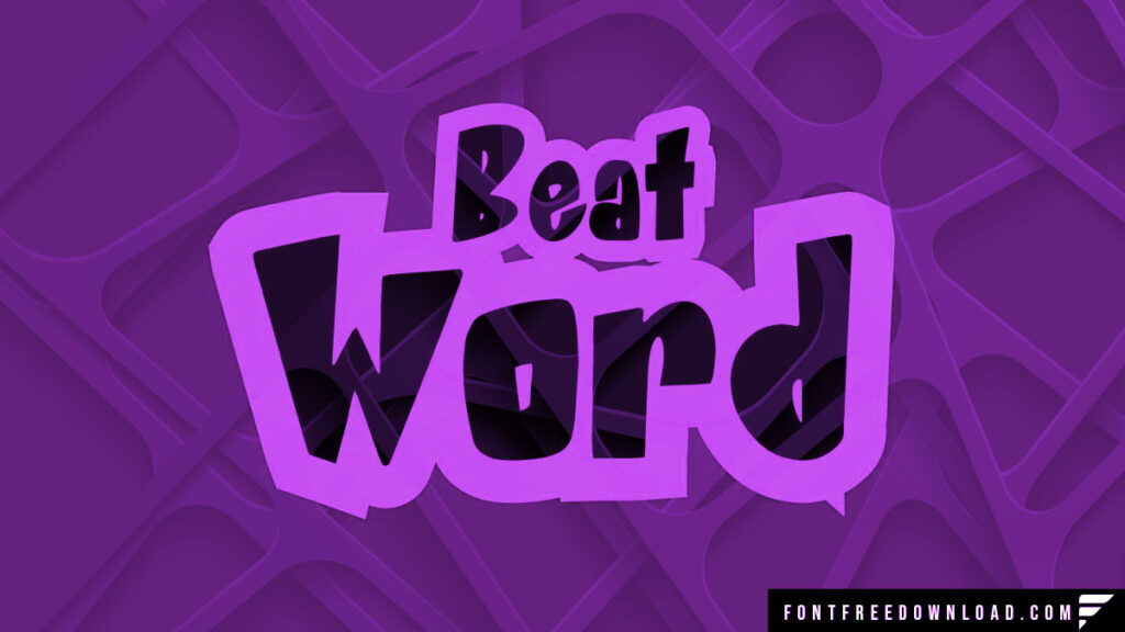 Beat Word Font Free Download