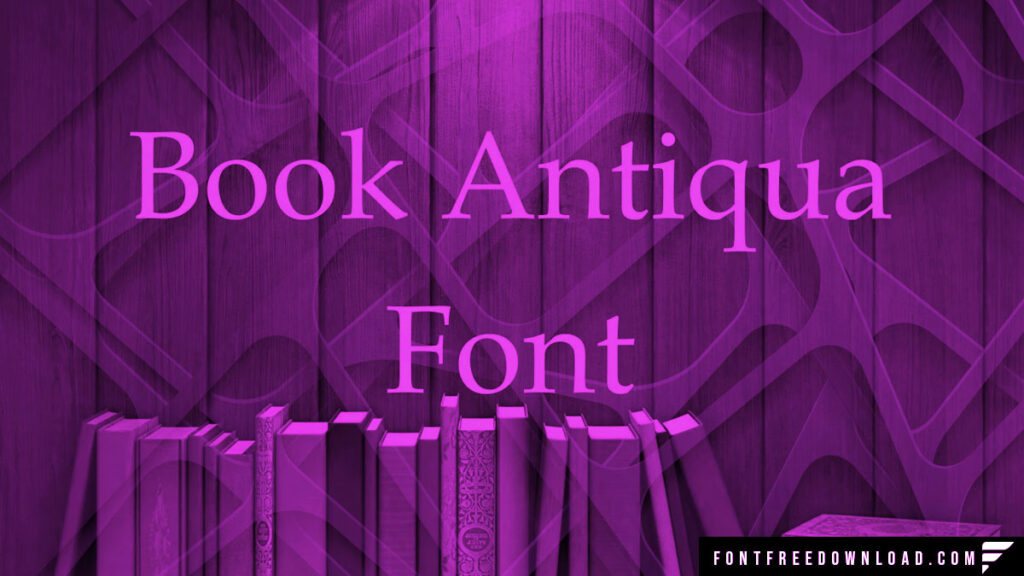 Book Antiqua Font Free Download TTF
