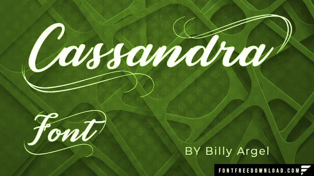 Cassandra Font Free Download TTF