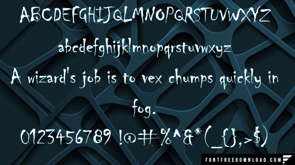 Chiller Font View