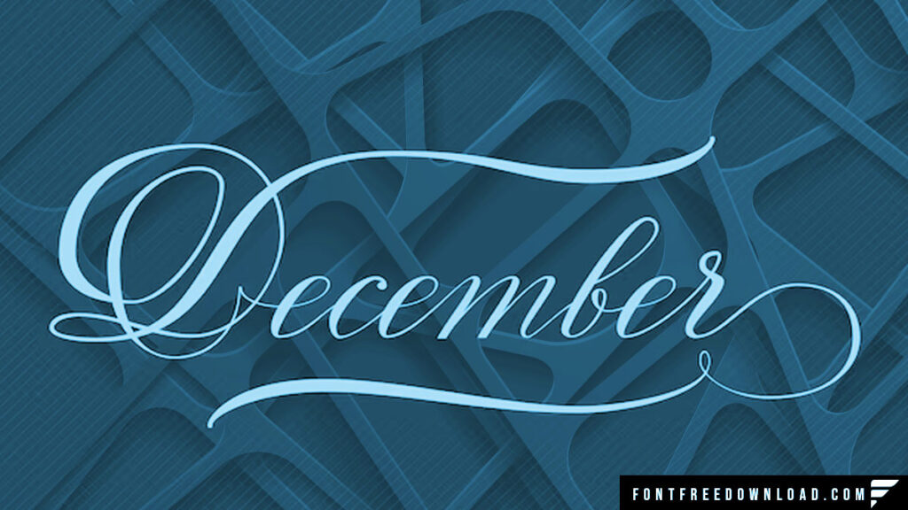 December Calligraphy Font Free Download TTF