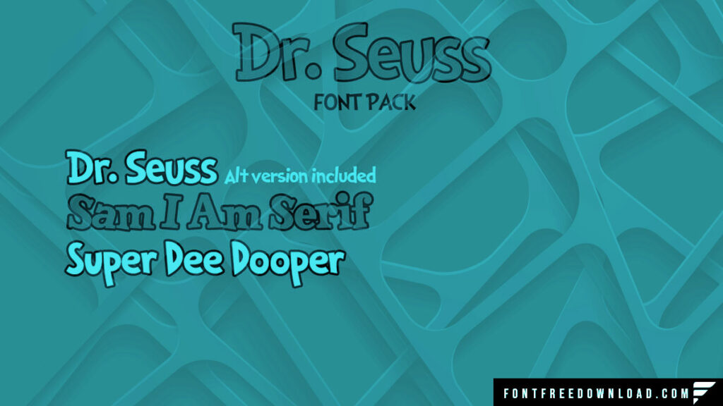 Dr. Seuss Font for Cricut Free