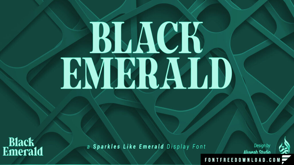 Emerald Serif Font Generator