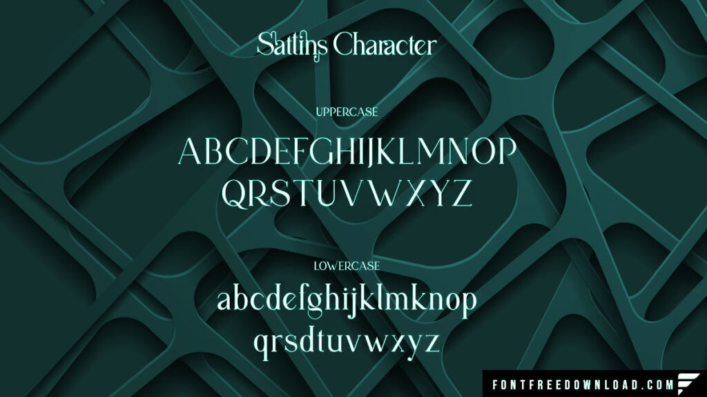 Exploring the Applications of Sattins Font