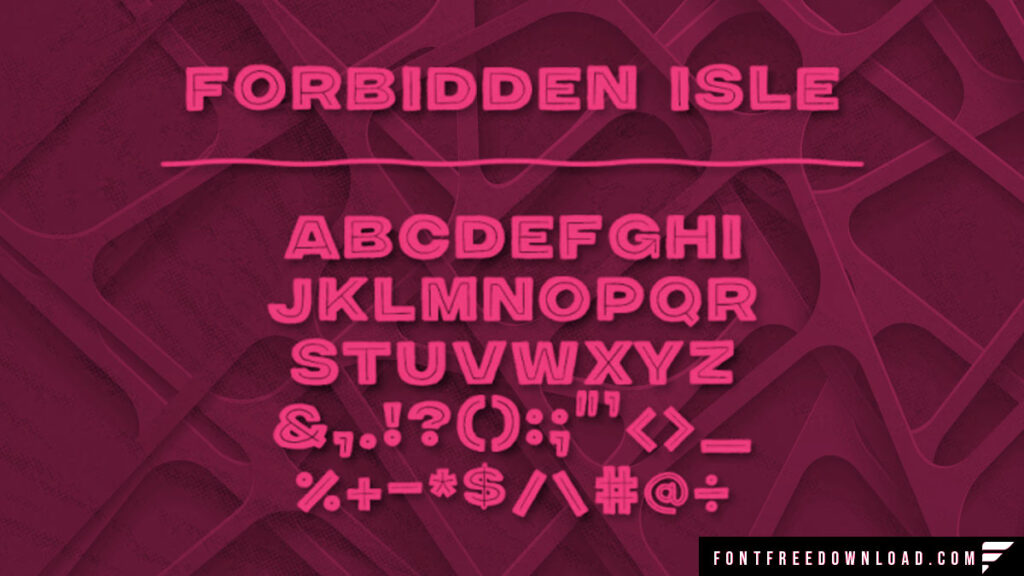 Forbidden Isle Tiki Font Download for Desktop