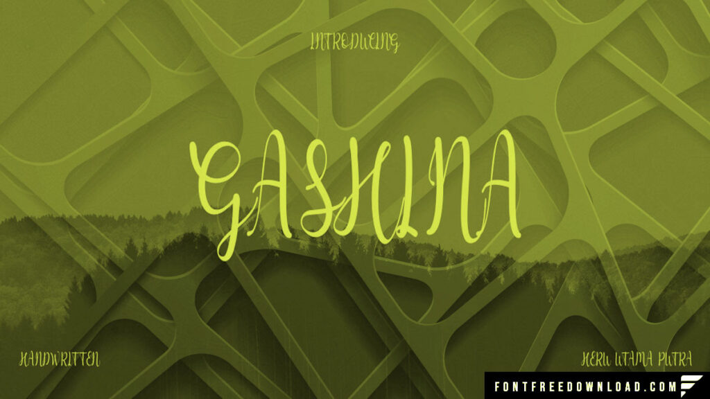 Gashina Font Family (Includes 03 Typeface)