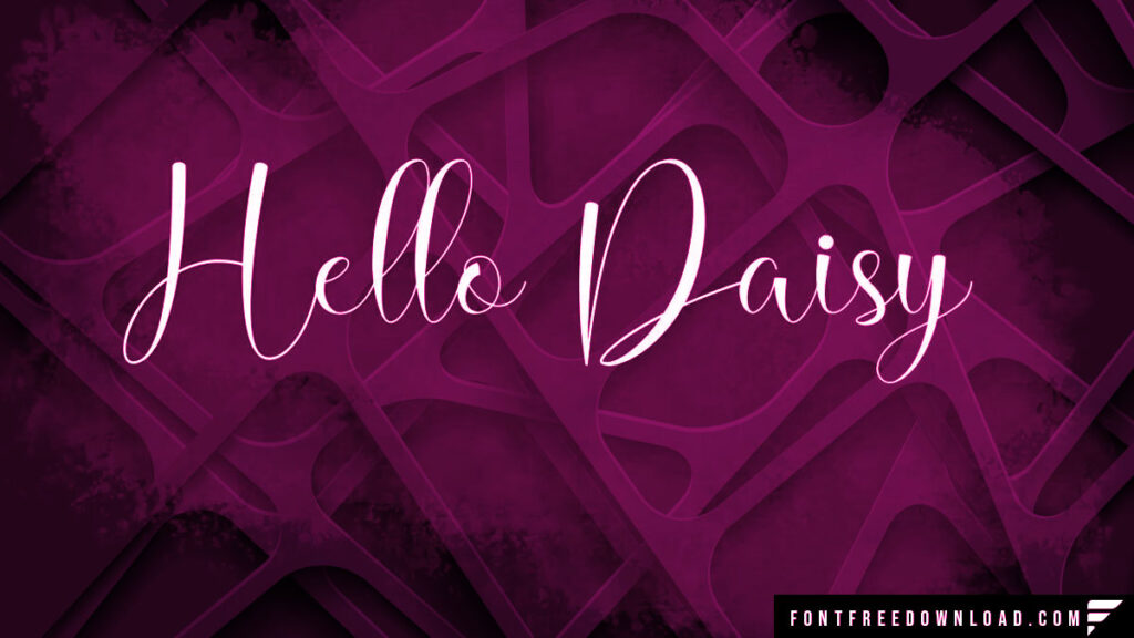 Hello Daisy Font Free Download