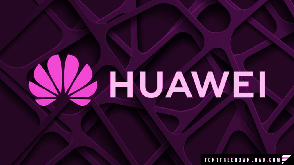 Huawei Font Free Download TTF