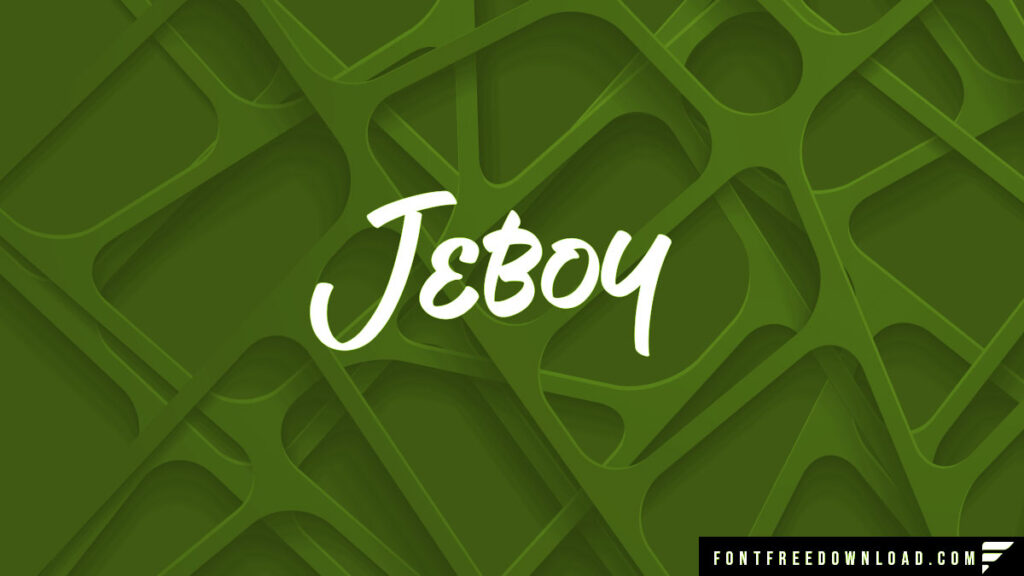 Jeboy Font Free Download