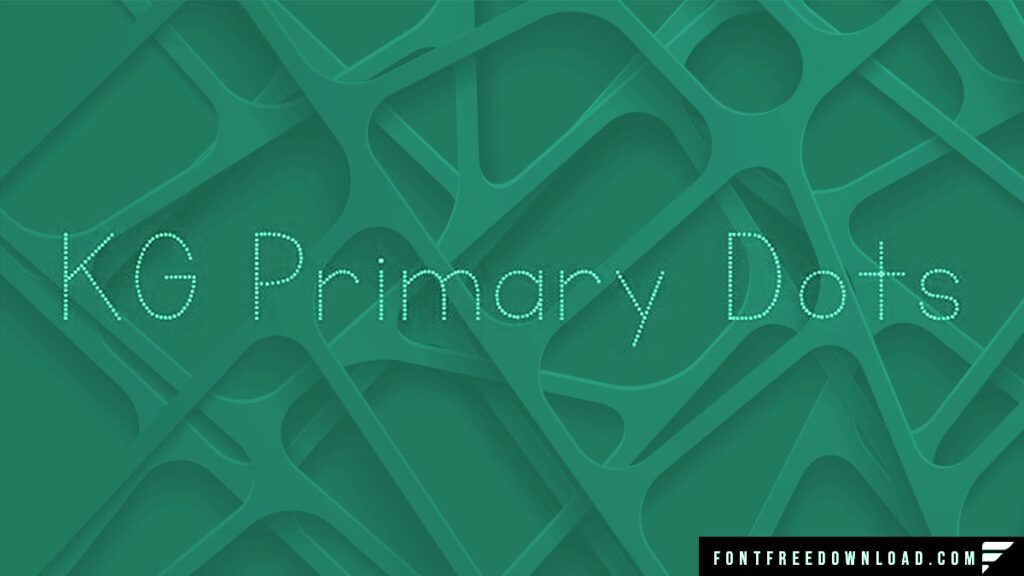 KG Primary Dots Font Free Download