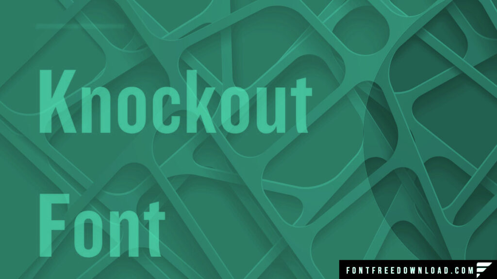 Knockout Font Family (Includes Total 33 Typeface)