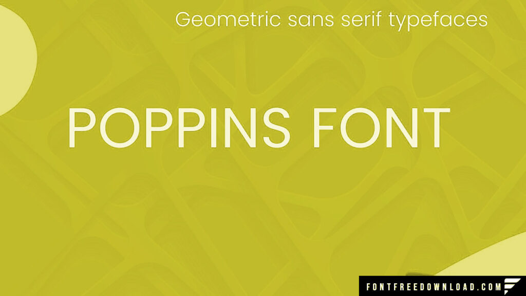 Poppins Bold Font Free Download