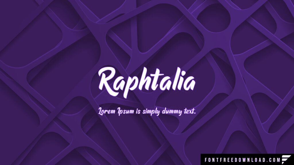 Raphtalia Font Free Download