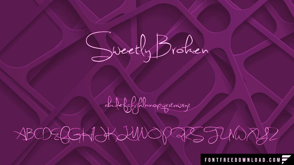 Sweetly Broken Font Free Download For Android