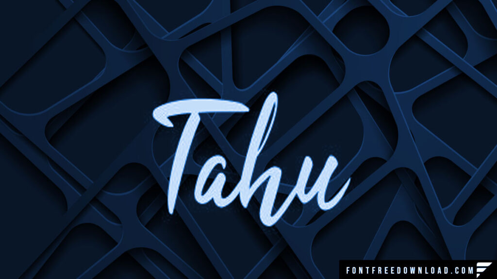 Tahu Font Free Download TTF