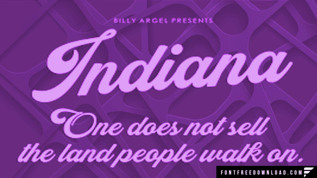 The Indiana Typeface: Timeless Elegance and Modern Appeal