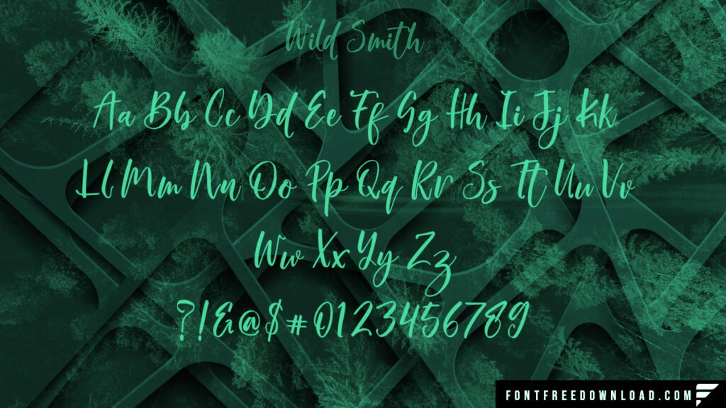 The Popularity of Wild Smith Font Exploring its Appeal