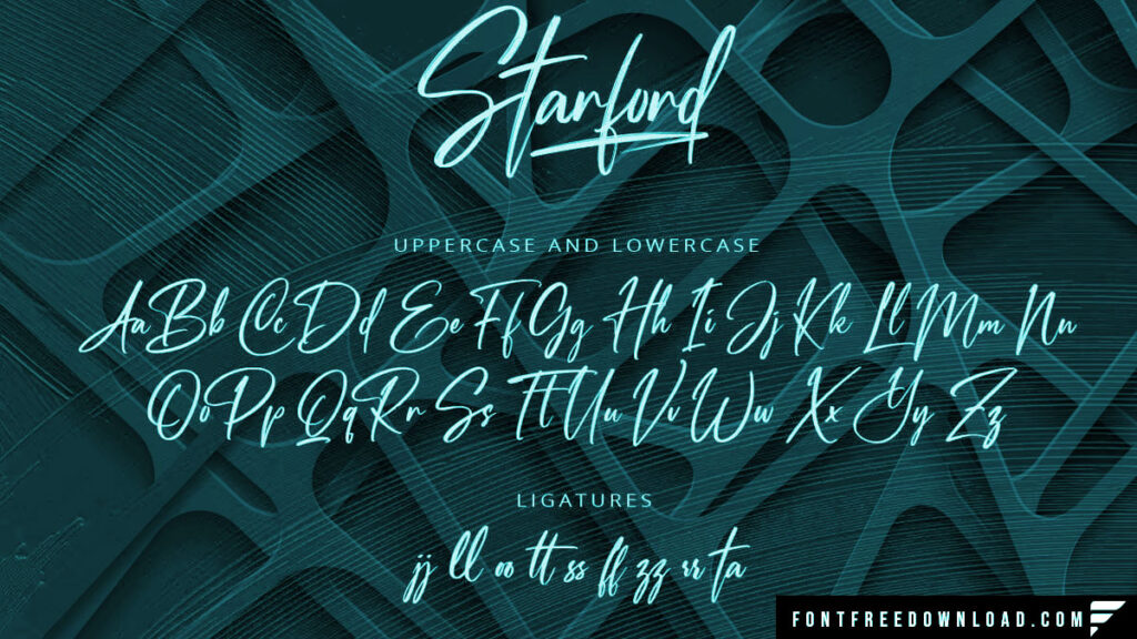 Utilizing the Starford Font Typeface