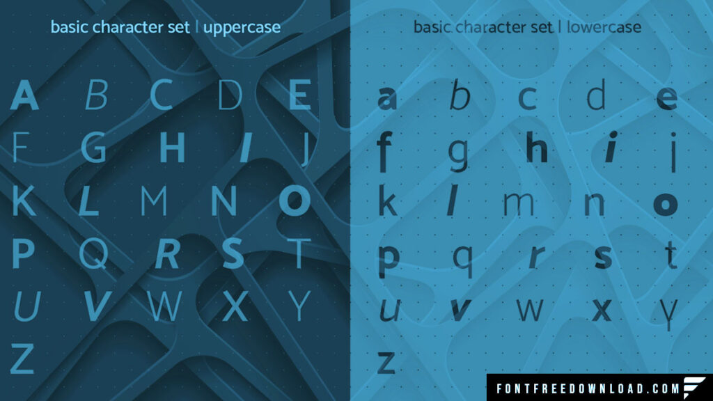 Varieties and Styles Offered by Mosk Font