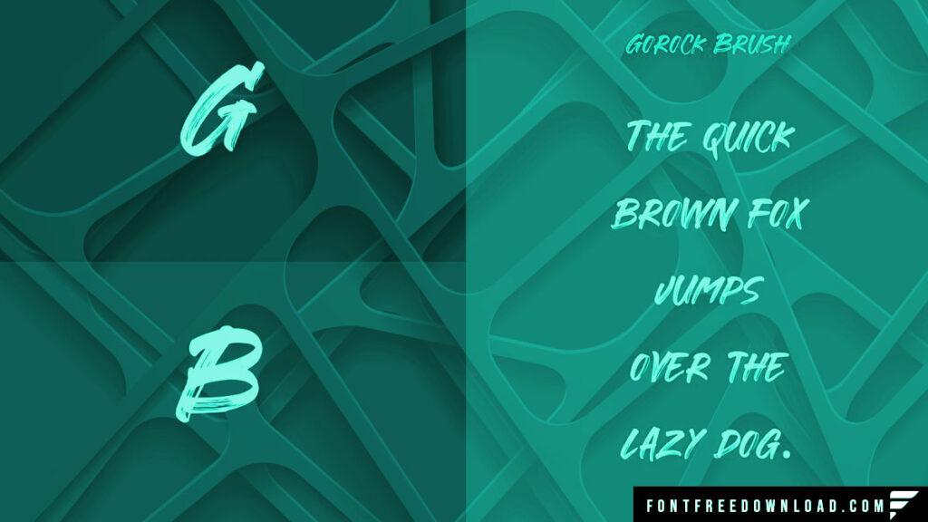 What Makes Gorock Brush Font Popular