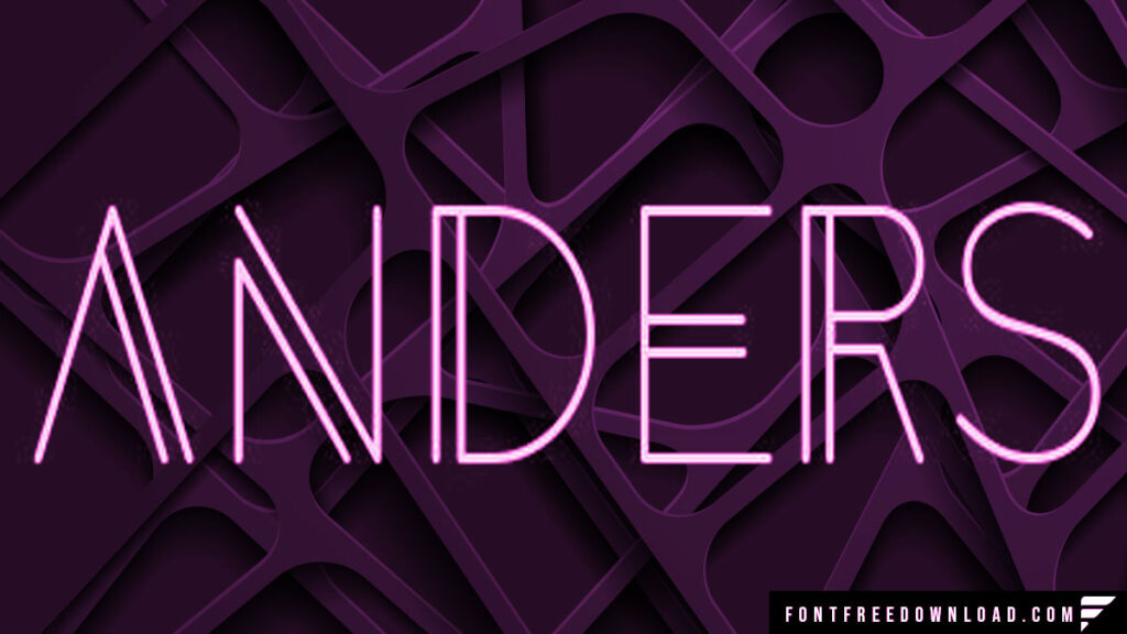 Anders Typeface Free Download