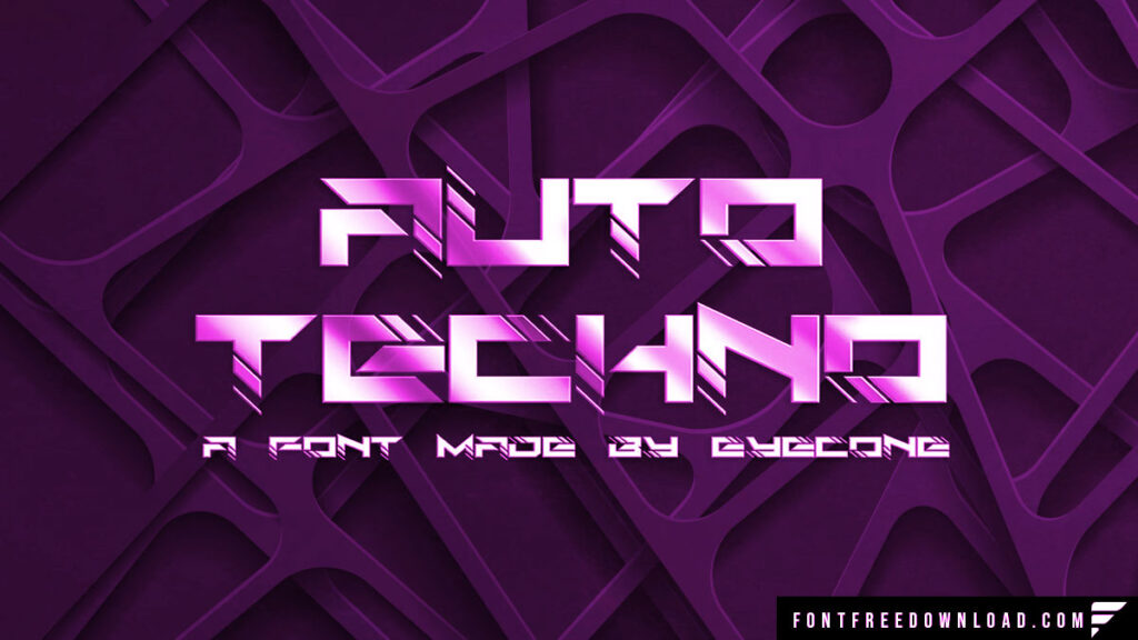 Auto Techno Font Download for Desktop