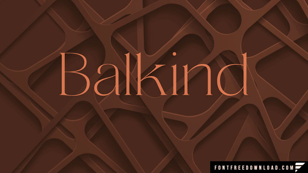 Balkind Font Free Download