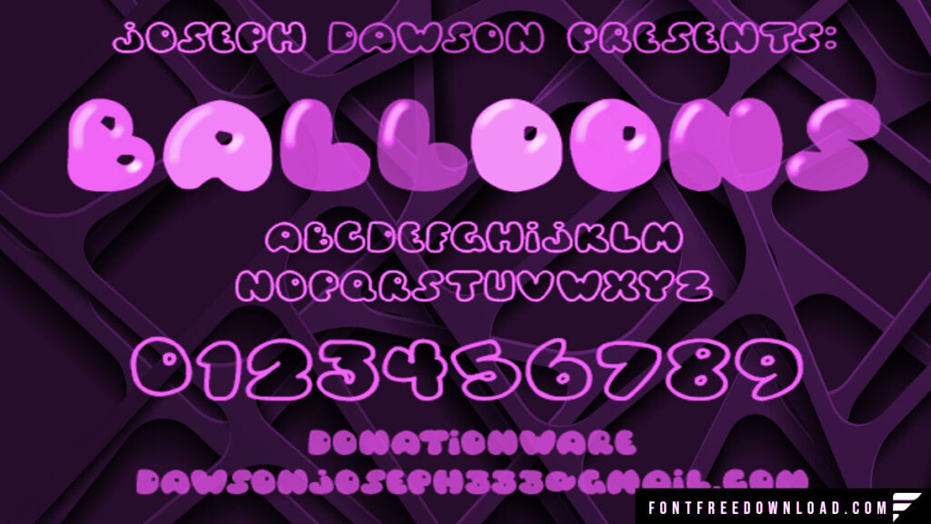 Balloon Font Free Download