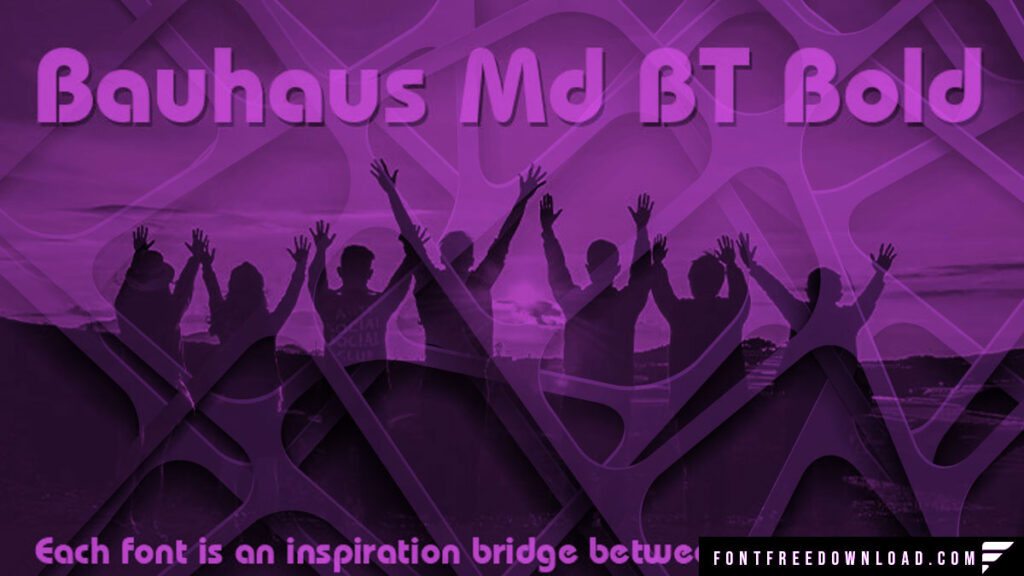 Bauhaus MD BT Bold Font Free Download