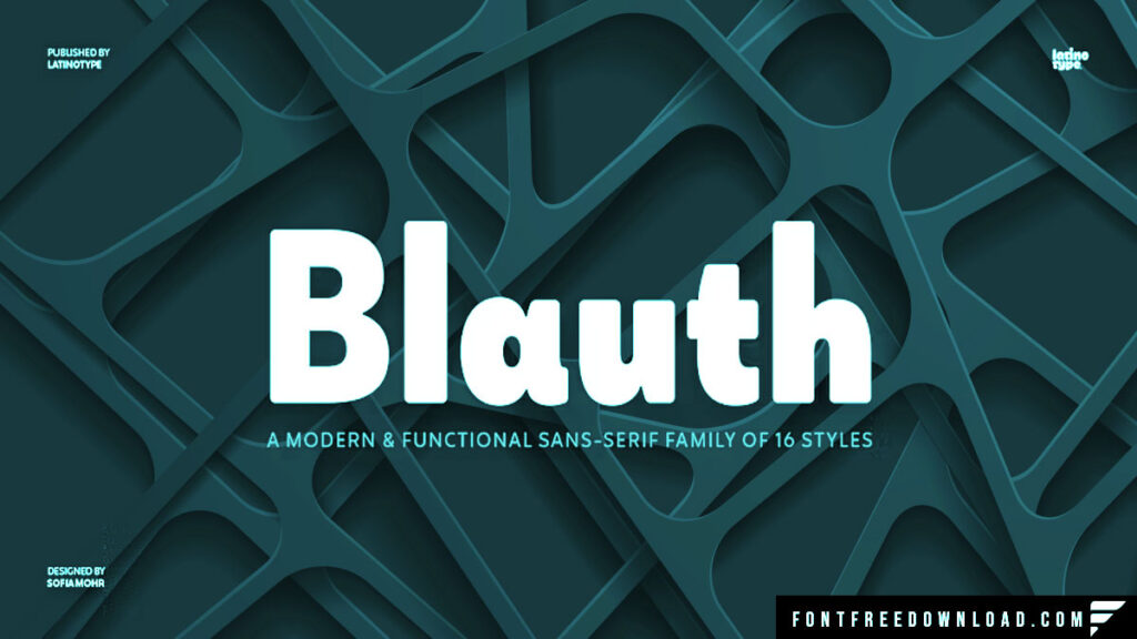 Blauth Font Family Free Download