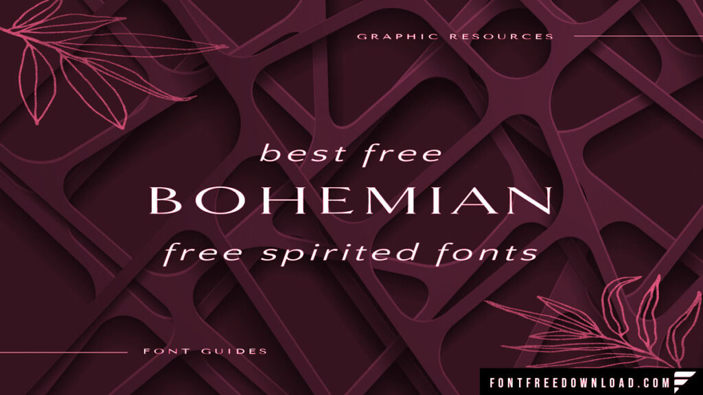 Bohemian Font Free Download TTF