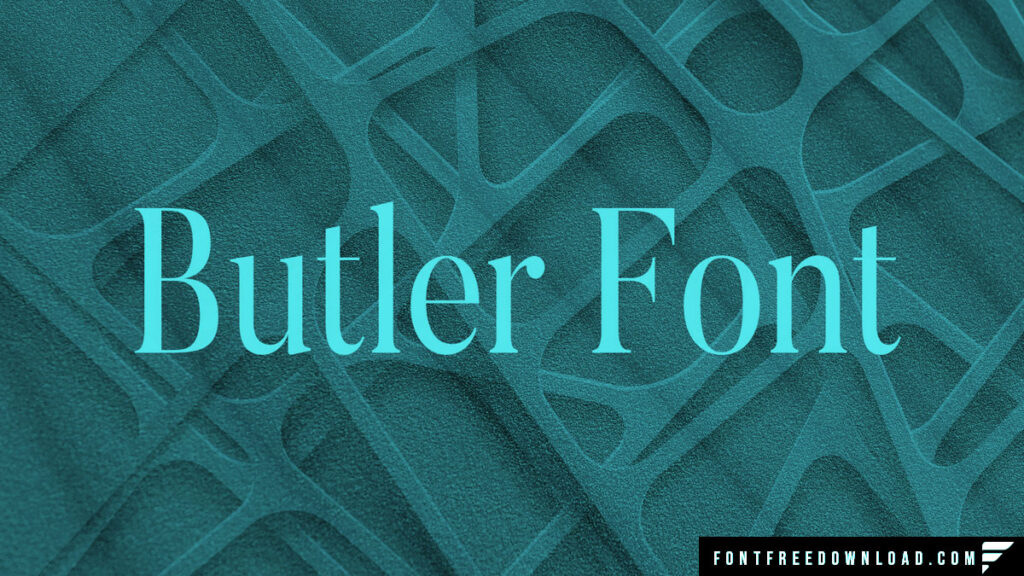 Butler Font Family Free Download
