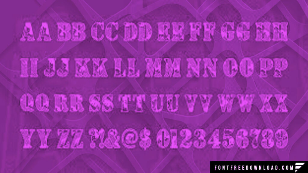 Camouflage Jungle Font Free Download