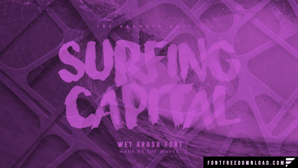 Capitalizing on Surfing: The Surfing Capital Font