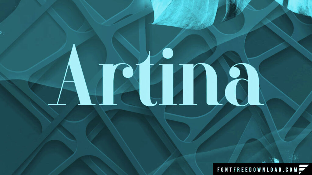 Characteristics of the Artina Typeface