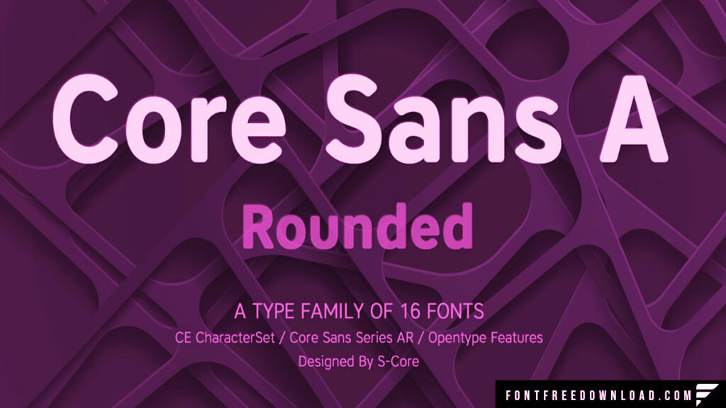 Core Sans AR Font View