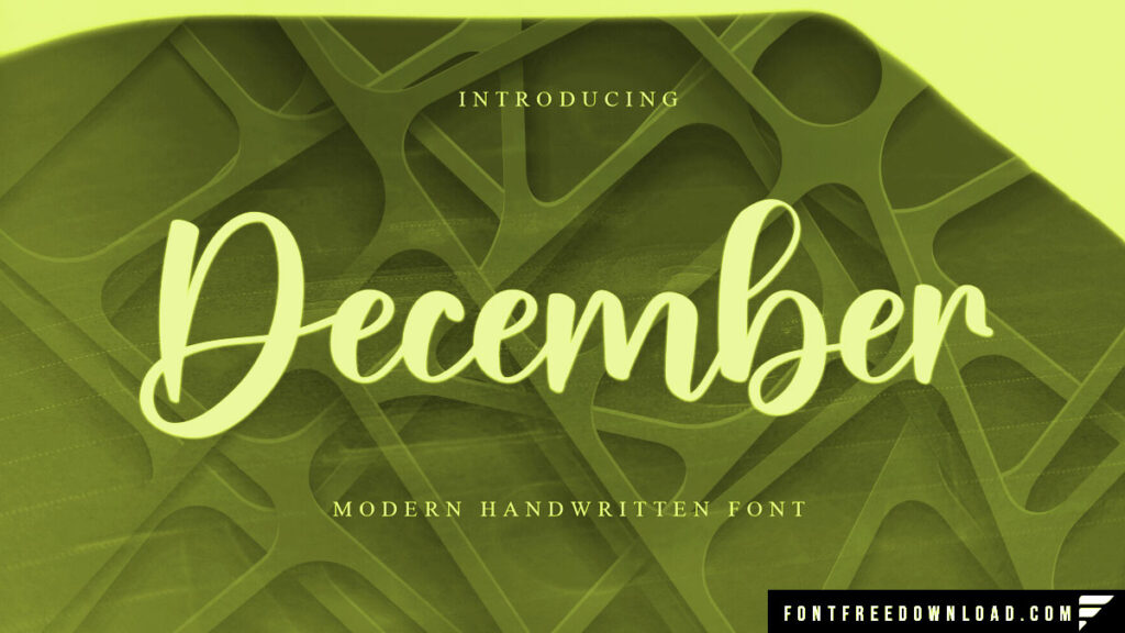 December Font Download for Desktop