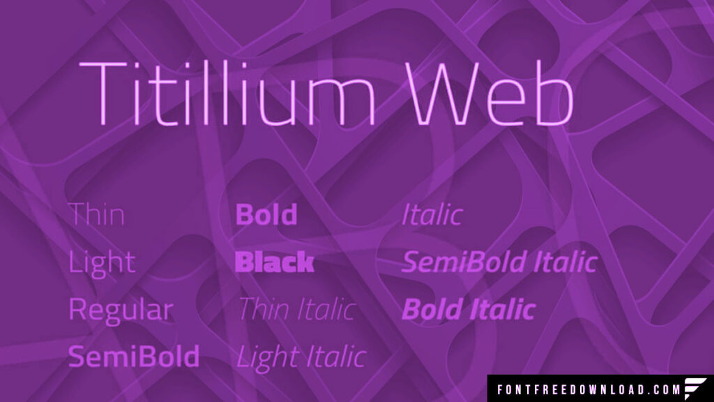 Discover the Versatile Titillium Web Font Family