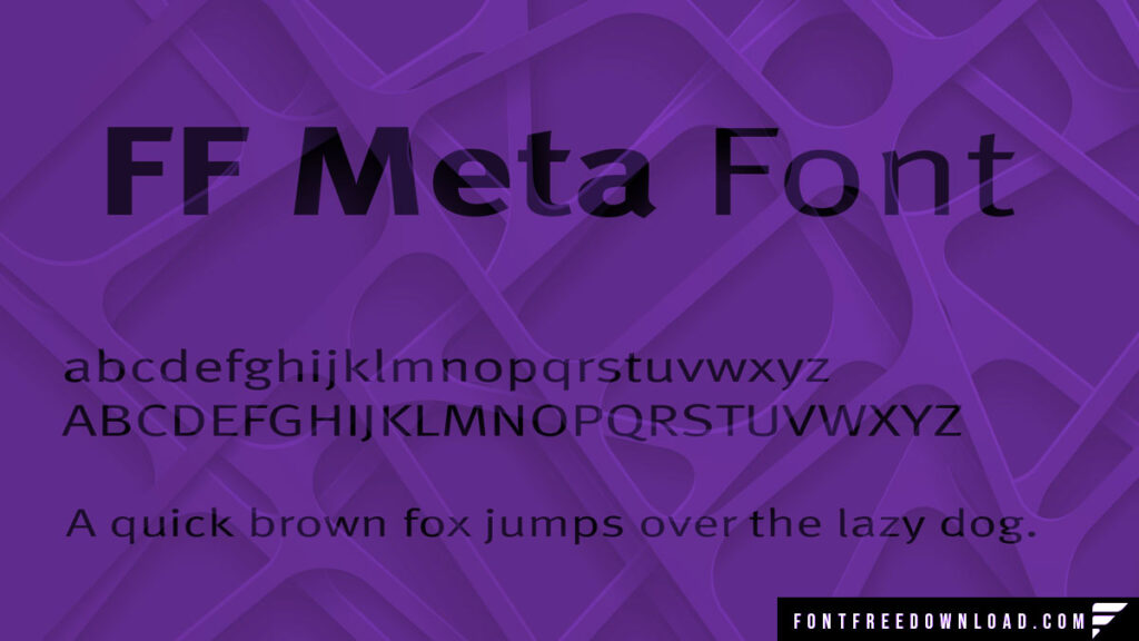 FF Meta Font Free Download