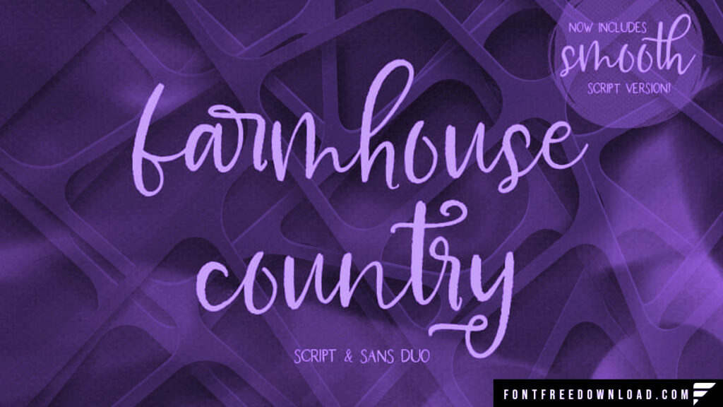 Farmhouse Country Rustic Font Free Download TTF