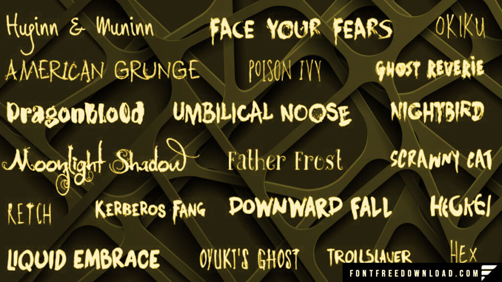 Fear-Inducing Typeface: Scary Font