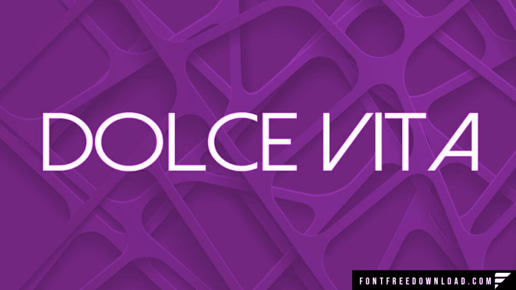 Free Dolce Vita Font