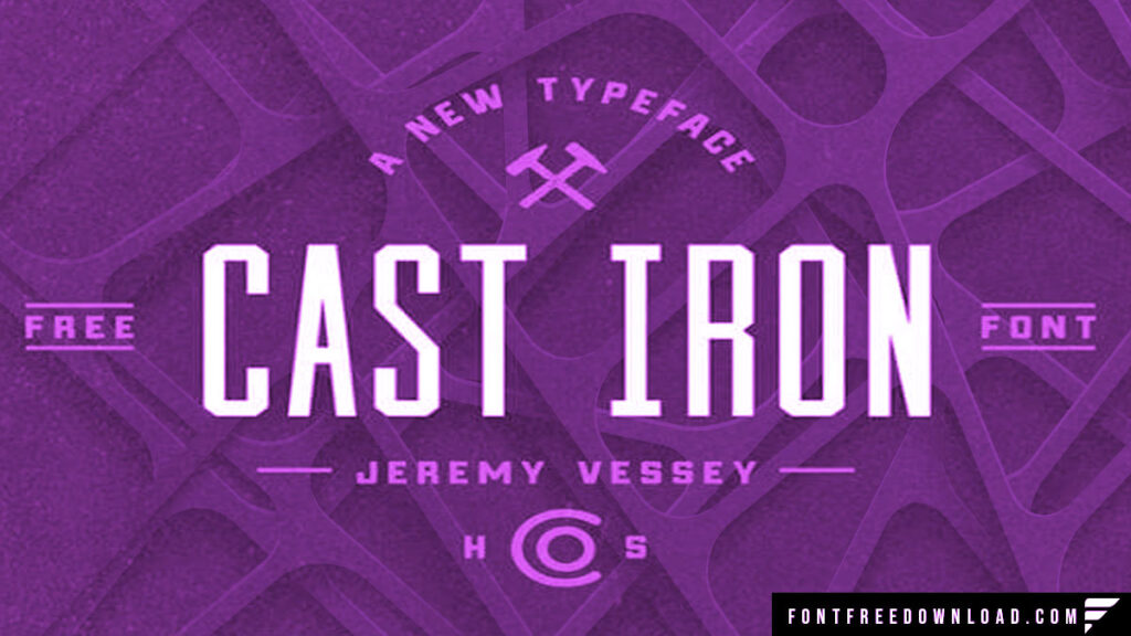 Free Download: Cast Iron Font