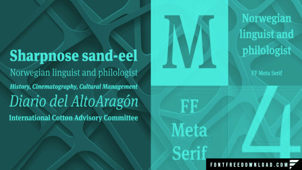 Free Download of FF Meta Font